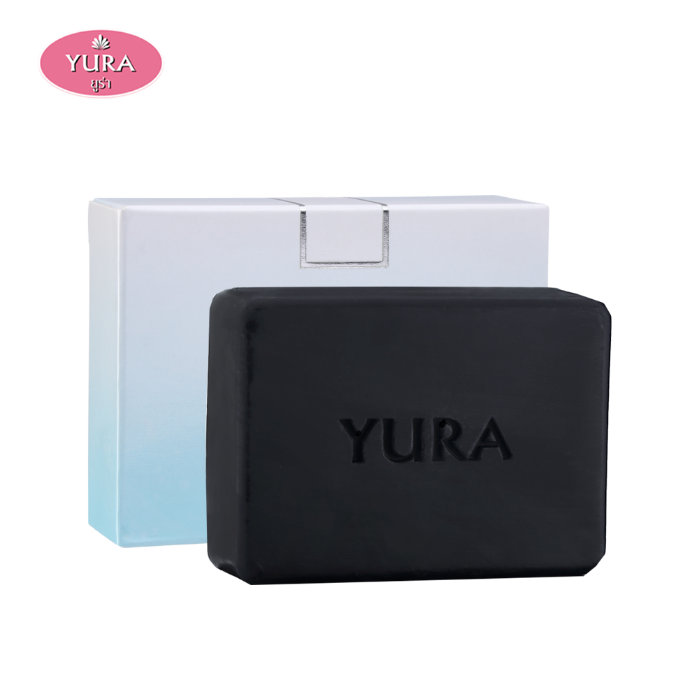 Yura Beauty Facial Charcoal Soap 100 g.(ยูร่า บิวตี้ เฟเชียล ชาร์โคล โซพ 100 กรัม)