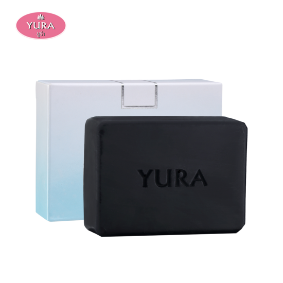 Yura Beauty Facial Charcoal Soap 100 g.(ยูร่า บิวตี้ เฟเชียล ชาร์โคล โซพ 100 กรัม)