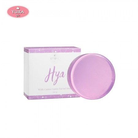 Yura Hya with camu camu Facial Soap 60 g. (ยูร่า ไฮยา วิธ คามู คามู เฟเชียล โซพ ขนาด 60 กรัม)