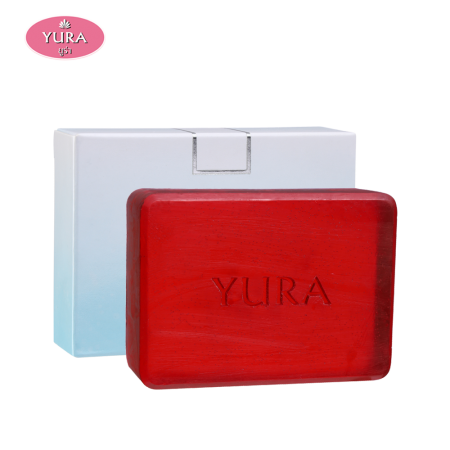 Yura Beauty Facial Astaxanthin Soap 100 g. (ยูร่า บิวตี้ เฟเชียล  แอสตาแซนธิน โซพ ขนาด 100 กรัม)