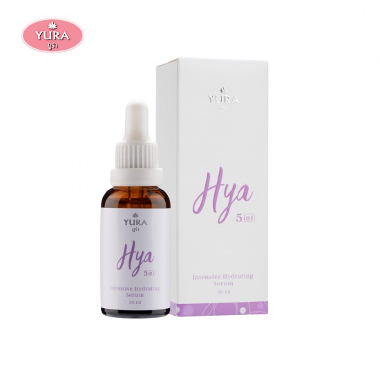 Yura Hya 5 in 1 Intensive Hydrating Serum (30ml.) (ยูร่า ไฮยา 5 อิน 1 อินเทนซีฟ ไฮเดรติ้ง ขนาด 30 มล.)